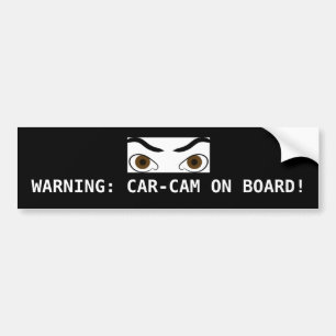 CAR-CAM ON BOARD BUMPER STICKER "GREAT"