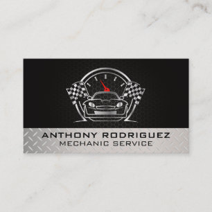 Car Care   Auto Service Logo   Mechanic Business Card