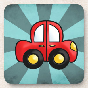 car cartoon coaster