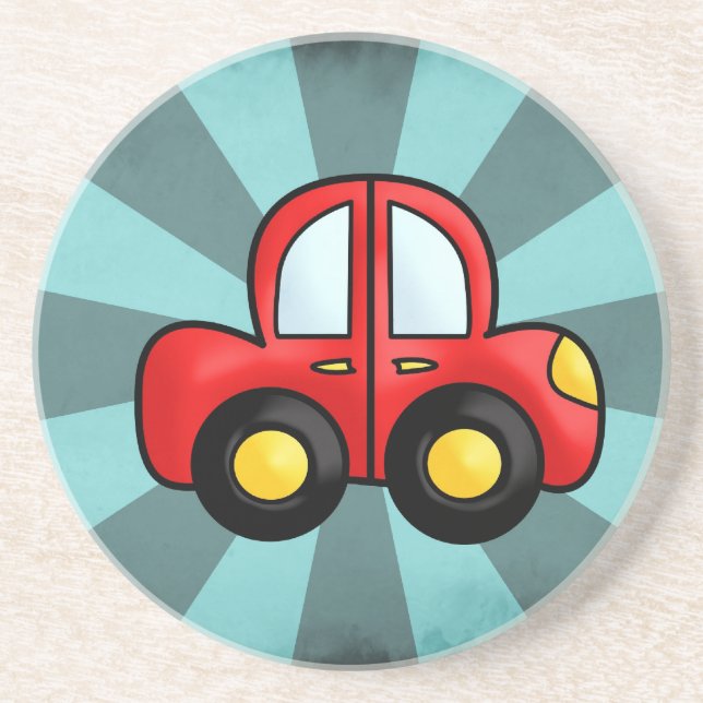car cartoon coaster (Front)