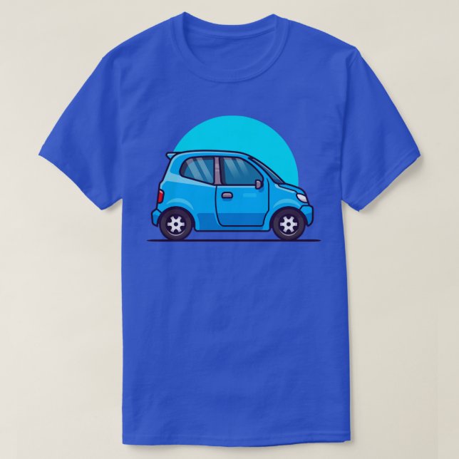 Car Cartoon Illustration2 T-Shirt (Design Front)