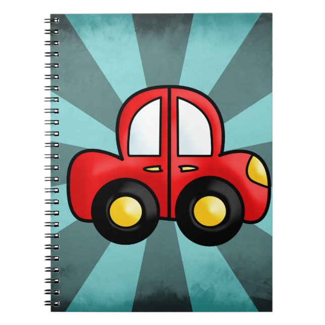 car cartoon notebook (Front)