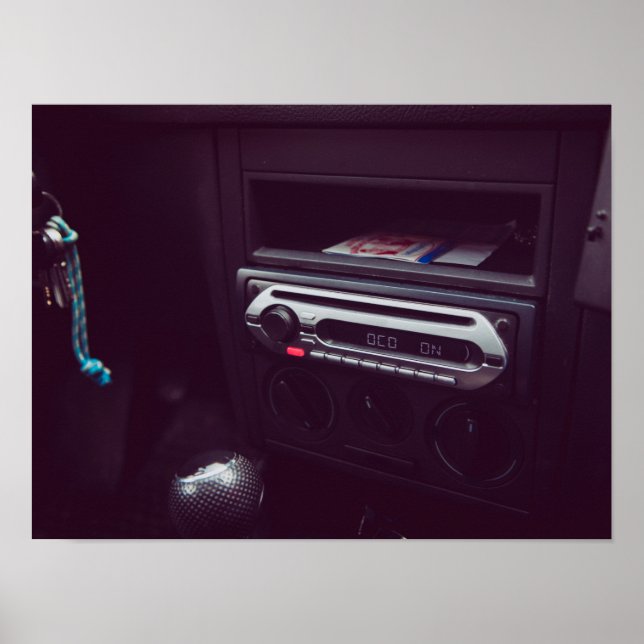 Car CD stereo poster (Front)