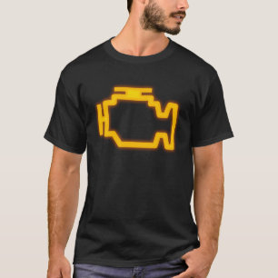 Car Check Engine Light T-Shirt
