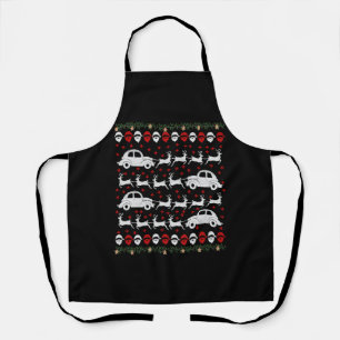 Car Christmas Apron