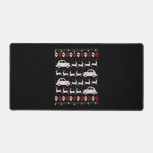 Car Christmas  Desk Mat