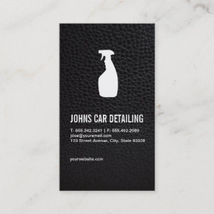 Car Cleaning Business Card
