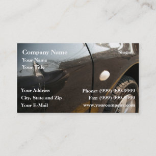 Car damage business card
