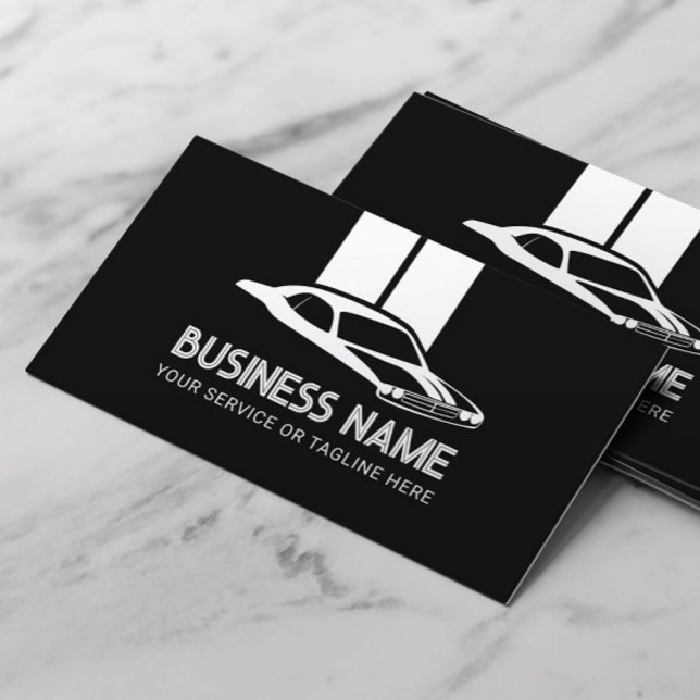 Car Dealer Auto Repair Professional Automotive Business Card (Creator Uploaded)