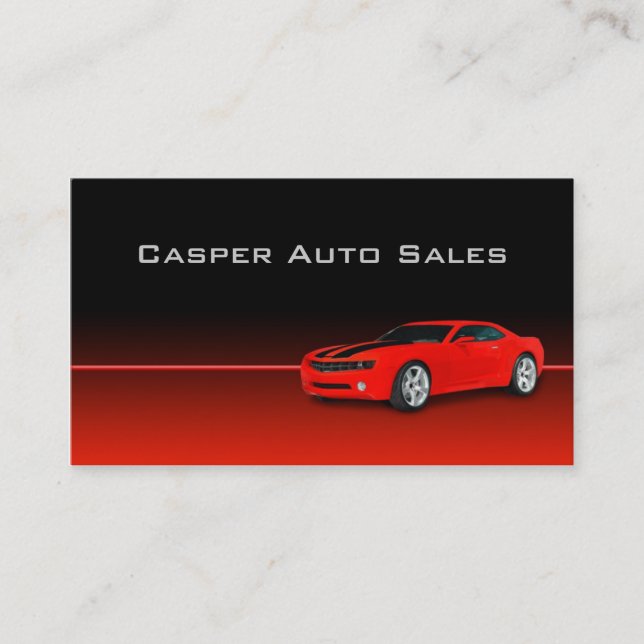 Car Dealer Business Card (Front)