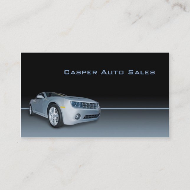 Car Dealer Business Card (Front)