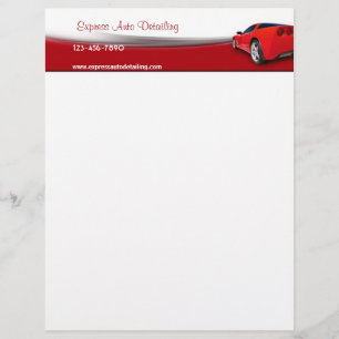 Car Dealer Customized Letterhead