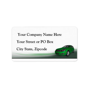 Car Dealer Label