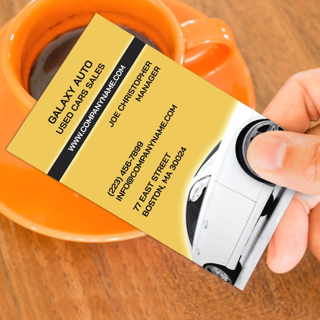 Car Dealer Used Cars Business Card (Creator Uploaded)