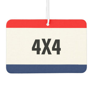 Car Dealership 4X4 Promotion Customisable Car Air Freshener