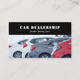 Car Dealership-Auto Sales Associate Business Card