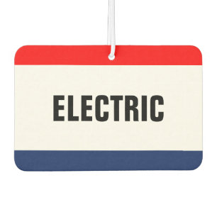 Car Dealership Electric Promotion Customisable Air Freshener