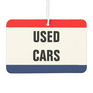 Car Dealership Promotional Signage Customisable Car Air Freshener