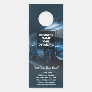 Car Detail Service Options - Vehicle Care Door Hanger