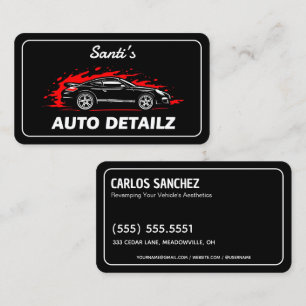 Car Detailer Business Card