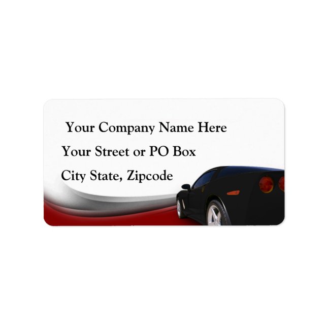 Car Detailer Label (Front)