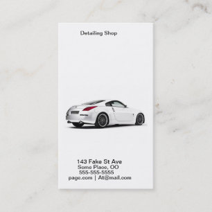 Car Detailing Business Card