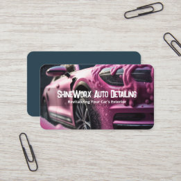 Car Detailing Business Card