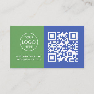 Car Detailing Professional QR Code Logo Modern Business Card