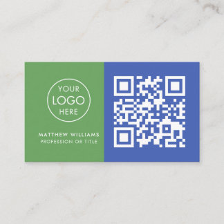 Car Detailing Professional QR Code Logo Modern Business Card