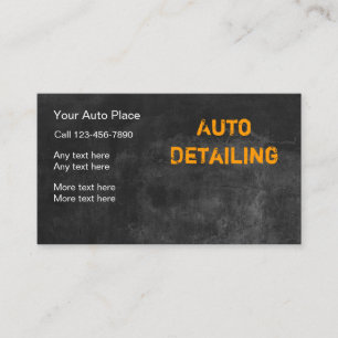 Car Detailing Services Business Card