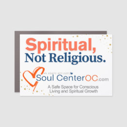 Car Door Magnet — Spiritual, Not Religious