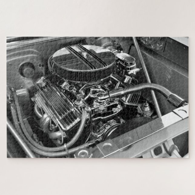 car engine 3 puzzle (Horizontal)