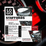 Car Engine, Auto Dealership Advertising Flyer<br><div class="desc">Car Engine,  Auto Dealership Advertising Flyers By The Business Card Store.</div>