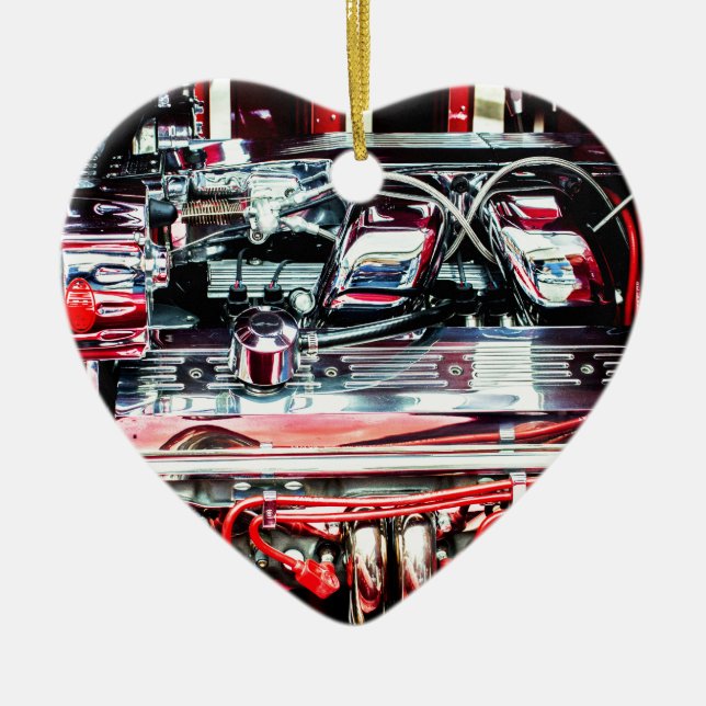 Car Engine Ceramic Tree Decoration (Front)