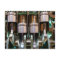 car engine pistons postcard