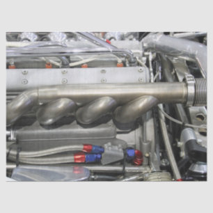 car engine tissue paper