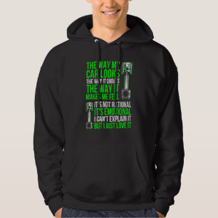 Car Enthusiast Racing Drifting Muscle Car Racecar Hoodie