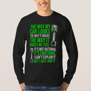 Car Enthusiast Racing Drifting Muscle Car Racecar T-Shirt