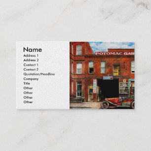 Car - Garage - Misfit Garage 1922 Business Card