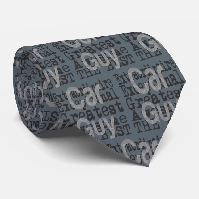 Car Guy Extraordinaire Tie (Rolled)
