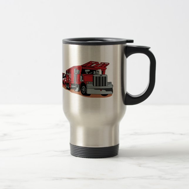 Car Haulier Travel Mug (Right)
