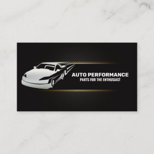 Car in Motion Carbon Fibre Business Card