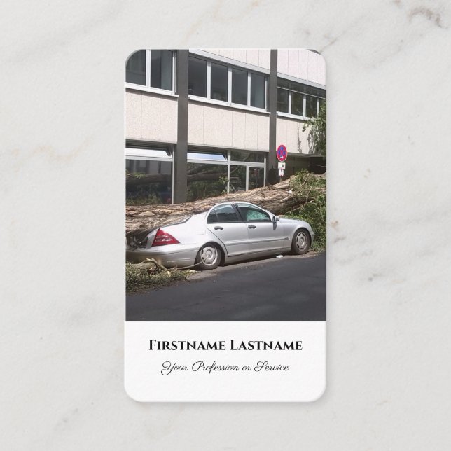 Car insurance broker policy dealer policy broker business card (Front)