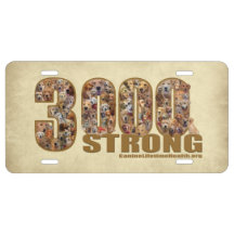Car License Vanity Plate - 3000 Strong