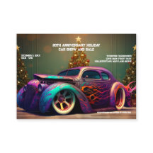 Car Love Hot Rod Auto Holiday Gifts Business Cards