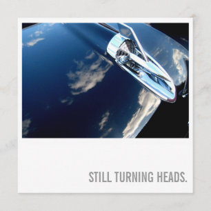 Car Lover 50th Birthday - Turning Heads Invitation