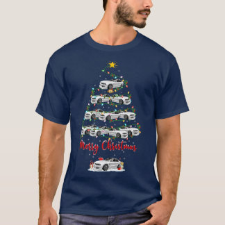 Car Lover Xmas Lighting Matching Santa Car Christm T-Shirt