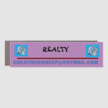 CAR MAGNET bumper magnet 10 x 3