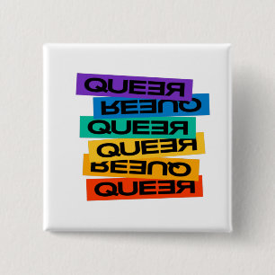 Car Magnet. LGBT+Pride. Queer. 15 Cm Square Badge