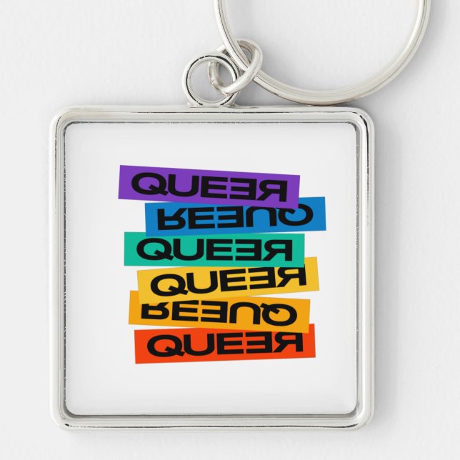 Car Magnet. LGBT+Pride. Queer.          Key Ring (Front)